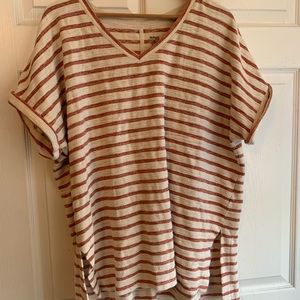 EUC Style & Co 2X Short Sleeve V-neck Sweater
